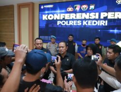 Polres Kediri Berhasil Ungkap Kasus Peredaran Narkotika Senilai 1,5 M