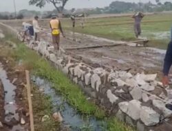 Proyek Drainase Ghoib Muncul di Desa Karangsari Cikarang Timur