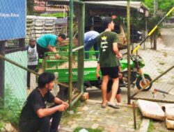 Karang Taruna RW 16 Mustikajaya Laksanakan Kerja Bakti Renovasi Lapangan