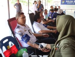 Sambut Hari Bhayangkara Ke-78, Polresta Deli Serdang Adakan Bakti Kesehatan Donor Darah