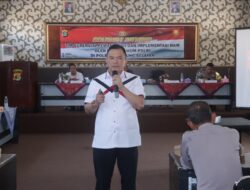 Polres Lamsel Terima Kunjungan Tim Pemantauan dan Implementasi dari Divkum Polri