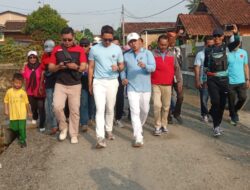 Radityo Egi Pratama Gelar Jalan Sehat Bersama Warga Natar