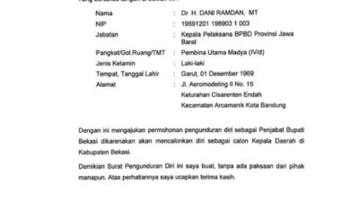 Tanpa Kop Surat Resmi, Surat Pengunduran Diri Dani Ramdan Dicurigai ARB