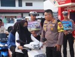 Gebyar Operasi Patuh 2024, Polres Lampung Selatan