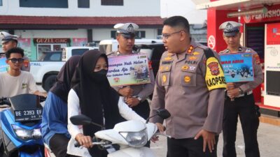 Gebyar Operasi Patuh 2024, Polres Lampung Selatan