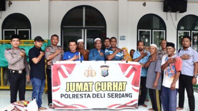 Dengarkan Langsung Keluhan Masyarakat, Polresta Deli Serdang Rutin Gelar Kegiatan Jumat Curhat