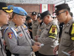 Bid Propam Polda Sumut bersama Sie Propam Polresta Deli Serdang Gelar Gaktiblin di Polresta Deli Serdang