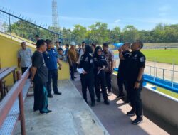 Tim Auditor dari Baharkam Mabes Polri Cek Kesiapan Stadion Baharoeddin Siregar Lubuk Pakam