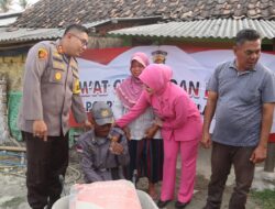 HUT Polwan Ke-76, Polres Lamsel Berikan Bantuan Sosial