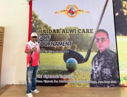 Haidar Alwi Care Buka Tournament Golf Piala Kapolri di Padang Golf Sentul Highland