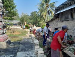 Umat Hindu Bali Agung Swadaya Bangun Pagar Rumah Ibadah 200 M