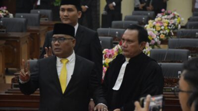 Jiovano Nahampun Resmi Dilantik Sebagai anggota DPRD Kabupaten Bekasi, Fokus Awasi Kebijakan di Sektor Pendidikan dan Kesehatan