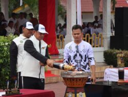 Kapolresta Deli Serdang Hadiri Upacara Kirab Api PON XXI Aceh – Sumut Tahun 2024