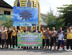 Menyambut Maulid Nabi Muhammad SAW, Polresta Deli Serdang Laksanakan Bakti Sosial