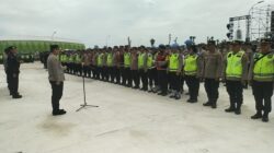 Personel Gabungan Polresta Deli Serdang Laksanakan Apel Persiapan Pengamanan Closing Ceremony PON XXI Tahun 2024 Aceh-Sumut