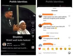 Beredar di Medsos Ucapan Sholihin Calon Walikota Bekasi, Politik Identitas??