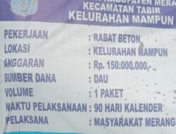 Sandiwara Oknum Kecamatan Tabir Terbongkar !!!, Lurah Mampun Akui Adanya Intervensi