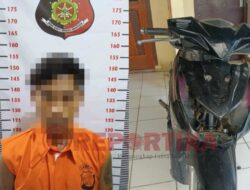 Pelaku Penggelapan Sepeda Motor di Amankan Polsek Candipuro