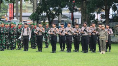 Peringati Hari Kesaktian Pancasila, Polresta Deli Serdang Ikuti Upacara