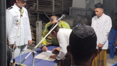 Desa Gredek Gresik, Gelar Acara Pelantikan Perangkat Desa