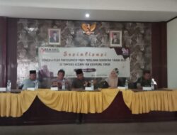 Kecamatan Cikarang Timur Gelar Sosialisasi Pengawasan Partisipatif Pada Pemilihan Serentak Tahun 2024