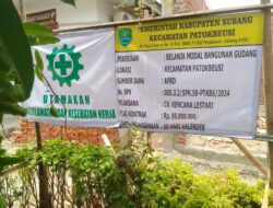 Sesuai RAB, CV. Kencana Lestari Mengerjakan Proyek Pembangunan di Kecamatan Patokbeusi