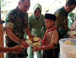 Cegah Stunting, Kodim 421 Lampung Selatan Adakan Dapur Sekolah