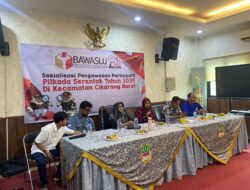 Panwascam Cikarang Barat Gelar Sosialisasi Pengawasan Partisipatif Pilkada Serentak 2024