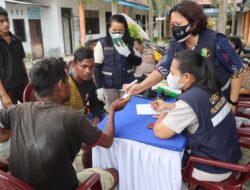 Polresta Deli Serdang Berikan Layanan Kesehatan Kepada Etnis WNA Rohingya Di Kecamatan Pantai Labu