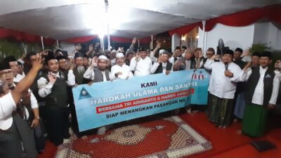 Para Ulama Se-Kota Bekasi Mendukung Penuh Adhianto-Harris Bobihoe Bekasi Satu