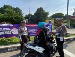 Operasi Zebra Semeru, Satlantas Polres Kediri Edukasi Tentang Tertib Lalulintas