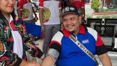 Sambut Hari Sumpah Pemuda, Rutan Kelas I Medan Gelar Donor Darah dan Senam Pagi