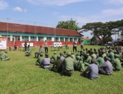 Pengamanan TPS Pilkada, Ribuan Linmas di Jati Agung Lamsel Ikuti Pembinaan