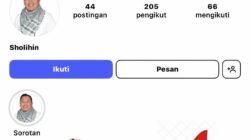 Setelah Dibongkar Netizen Follow akun Porno, Akun IG Milik Sholihin Hilang Ditelan Bumi