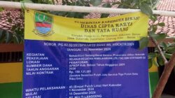 LSM GMBI Pebayuran Soroti Pekerjaan Rehabilitasi Sedang/Berat Sarana Prasarana Utilitas SDN Kertasari 02