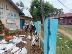 Pekerjaan Rehabilitasi Sarana Prasarana Utilitas SDN Kertasari 02 Diduga Melenceng Dari Spek