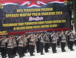 4.263 Personel Gabungan Dikerahkan untuk Amankan Pilkada Serentak 2024 di Lampung Selatan