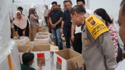 Pastikan Kesiapan Pemilu, Kapolresta Deli Serdang Tinjau dan Cek Gudang Logistik KPU