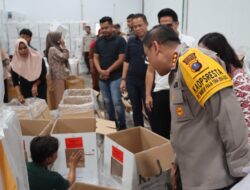 Pastikan Kesiapan Pemilu, Kapolresta Deli Serdang Tinjau dan Cek Gudang Logistik KPU