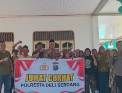 Buka Dialog dengan Masyarakat, Polresta Deli Serdang Laksanakan Kegiatan Jumat Curhat