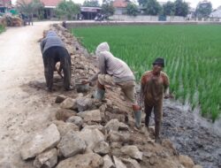 Pembangunan TPT di Desa Rancamulya Patok Beusi Minimal Pengawasan, Warga Khawatir Soal Kualitas