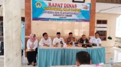 Camat Pimpin Rapat Dinas Bersama Kepala Desa Se-Kecamatan Banjeng