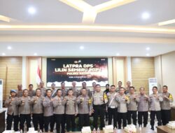 Siap Amankan Nataru, Polres Kediri Gelar Latpraops Lilin Semeru 2024