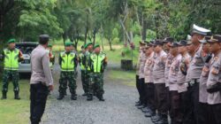 Polres Lampung Selatan Terjunkan 158 Personel Amankan Penetapan Pasangan Bupati dan Wakil Bupati Terpilih