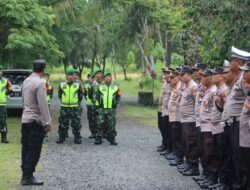 Polres Lampung Selatan Terjunkan 158 Personel Amankan Penetapan Pasangan Bupati dan Wakil Bupati Terpilih