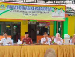 Kades Se-Kecamatan Cerme Gresik Gelar Rapat Dinas, Ini Yang Dibahas