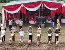 Polres Lamsel Dukung Swasembada Penanaman Jagung 1 Juta Hektar DI Way Urang Kalianda