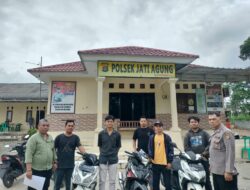 Polsek Jati Agung Menemukan 3 Unit Sepada Motor, Diduga Hasil Pencurian