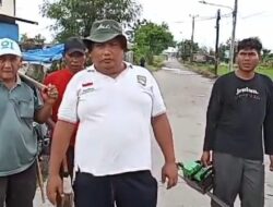 Kepala Desa Cipayung dan Jajaran Laksanakan Giat Kerja Bakti Bersihkan Sampah