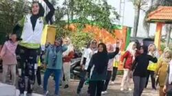 Desa Bangkelolor Gresik Gelar Senam Sehat Bersama